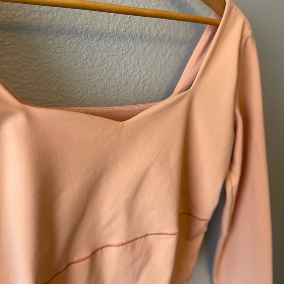 FLX Peach Athletic Crop Top - Picture 5 of 7